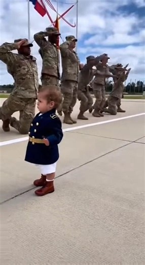 Tiny Commander Orders Soldiers 😂 | Cutest Military Drill Ever in 8K