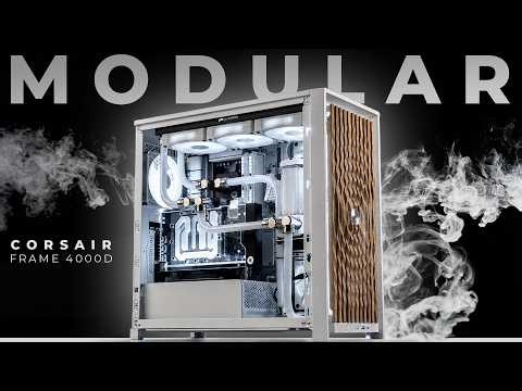 Corsair Has NEVER Done This Before… (Fully Modular PC Build) | Frame 4000D Wood RS
