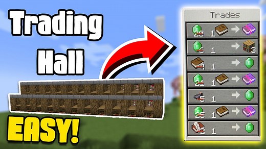 Ultimate Villager Trading Hall – Minecraft 1.21+ (Java & Bedrock Build)
