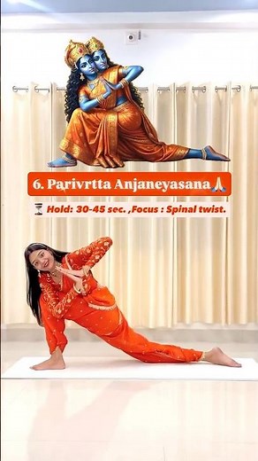 Sacral Chakra Healing🧡#sacralchakra #yoga #yogapractice #god #devi #like #dance #comment #share
