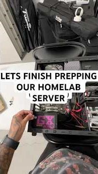 Installing the network card in our cybersecurity homelab server #cybersecurity #learncybersecurity