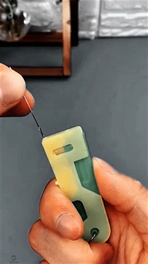 Automatic Needle Threading Work Tool Using Threading Device #worktool