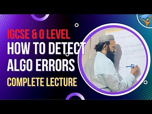 Errors in Algorithm for IGCSE & O Level Computer Science