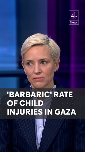 93K views · 36K reactions | ‘I was running an operating list and everyday at least half of the people on it were under the age of 11.’ British surgeon Victoria Rose speaks about the cases she dealt with during her recent three weeks in Gaza. #Gaza #Israel #News #World #Channel4News | Channel 4 News | Facebook