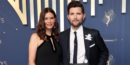 Adam Scott and Wife Naomi Step Out Together at the 2025 Emmys