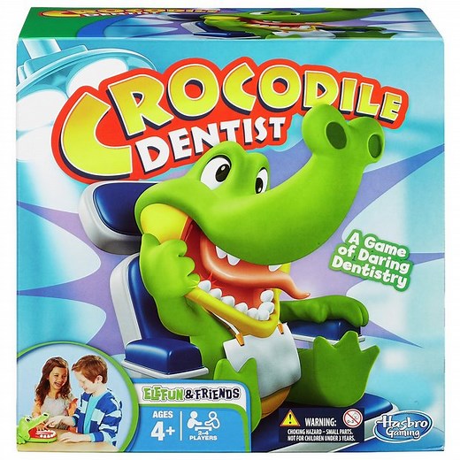 Buy Elefun & Friends Crocodile Dentist Game from Hasbro Gaming | Board games | Argos