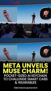 #meta Unveils Muse #charm Pocket-Sized AI #keychain To Challenge #smartcabs & #wearables #aihardware