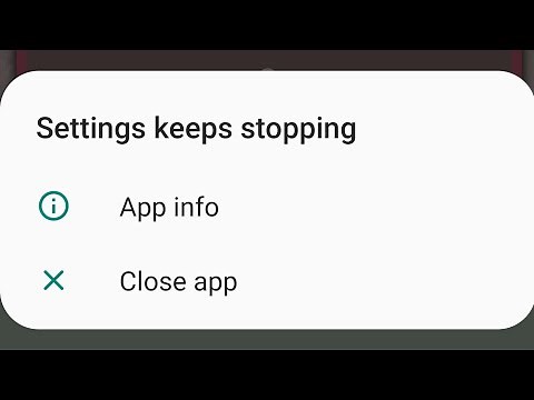 samsung settings keeps stopping problem | how to fix settings has stopped in samsung