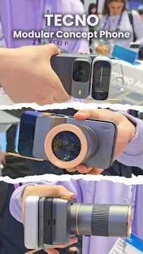 TECNO MODA Modular Concept Smartphone First Look | MWC 2026