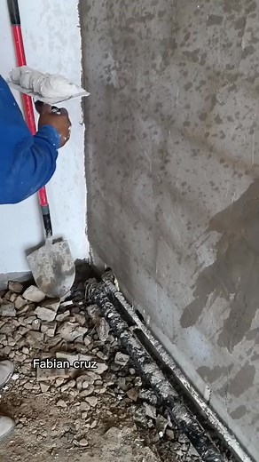 Emplastando con cemento blanco #trabajo #construccion #tutorial #tips | El constructor en proceso