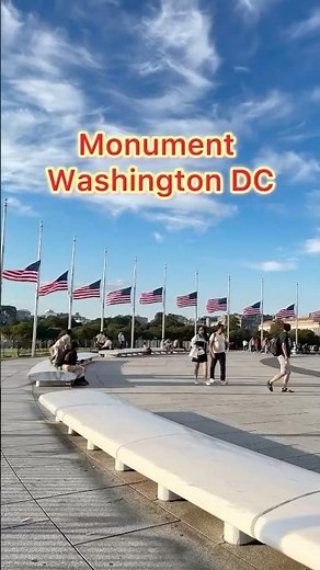 Walking Tour of Washington DC Monuments 🏛️ #travelshorts