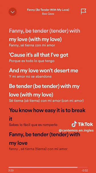 Fanny Be Tender with My Love - Bee Gees Song Analysis