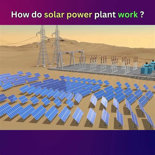 Do you know how solar power plant work? _ Let's find out together #solarenergy #electrical #electricalengineering | PDC Cambodia