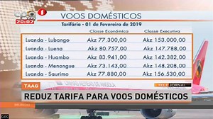 70K views · 663 reactions | TAAG reduz tarifa para voos domésticos | Televisão Pública de Angola - TPA "Oficial" | Facebook