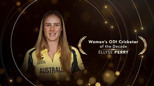 "She has absolutely dominated the one-day format." An all-round megastar – Ellyse Perry, the ICC Women's ODI Cricketer of the Decade 💥 #ICCAwards | ICC - International Cricket Council