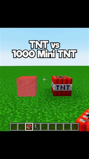 TNT vs 1000 mini TNT.💥(sigma boy)#minecraft #shorts