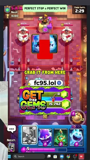 Clash Royale Free Gems = Real or Fake 👀 #clashroyale #clashroyalememes #clashroyaletips 1403
