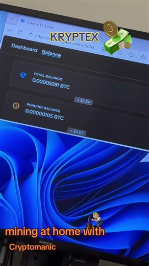 Mining for BTC at home #cryptocurrency #lifeisbutadream