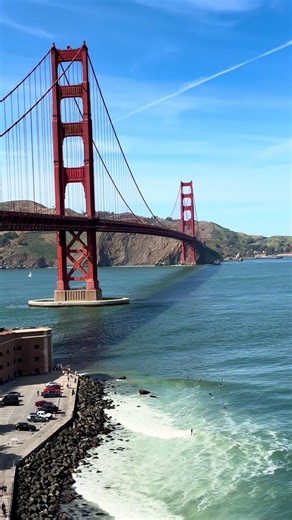 Surfers at Fort Point, San Francisco