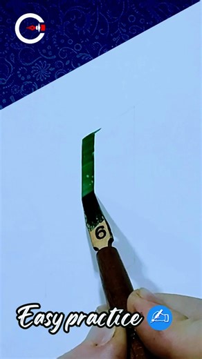 Easy Calligraphy for beginners ✍️ | tutorial #shorts