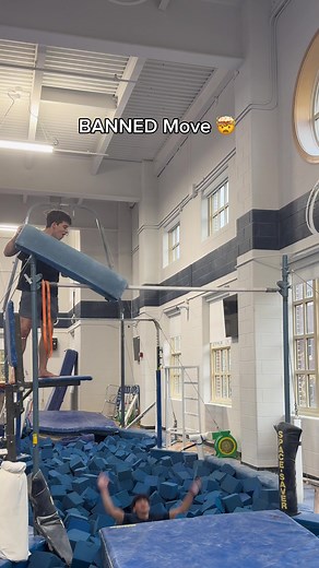 never trying this BANNED skill again 😭 #gymnastics #bars #challenge | banned gymnastics skills