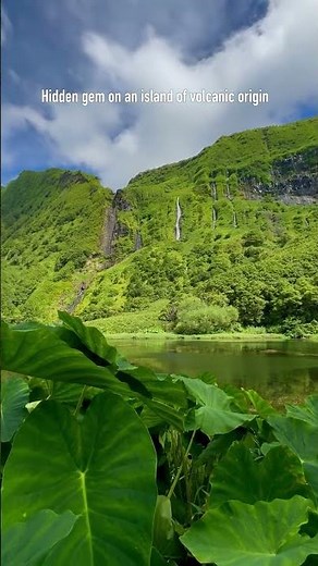 This Hidden Waterfall Valley Feels Unreal 🌿🇵🇹 #Azores