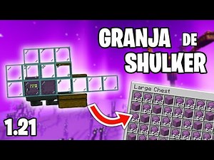 Granja de SHULKER 1.21 FÁCIL! Minecraft Bedrock/Pe/Consolas