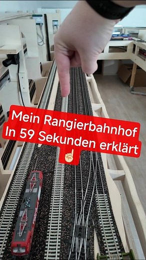 Model railway shunting yard explained in 59 seconds #modelrailway #h0scale #märklin