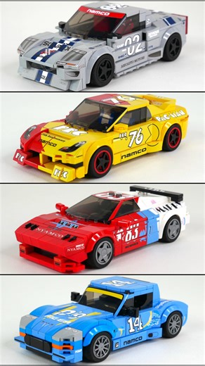 Mikey | Ridge Racer Type 4 in LEGO! These are my Speed Champions MOCs of the Assoluto Bisonte, Terrazi Troop, Lizard Detector, and Age Solo... | Instagram