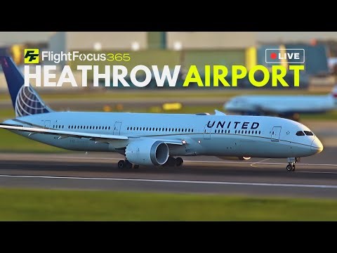 Heathrow Airport Live - CROSSWIND Thursday 18th December 2025