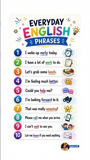 ✨ Everyday English Practice | Easy Sentences for Daily Life