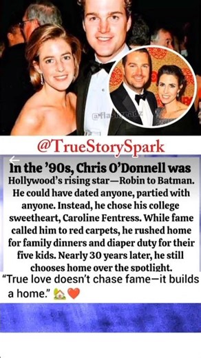 In the ’90s, Chris O’Donnell was Hollywood’s rising star. #inspirationalstory