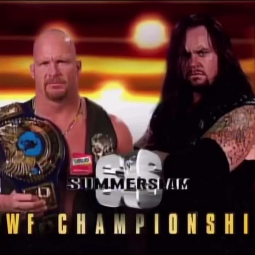 Steve Austin vs Undertaker Summerslam 1998 Match Highlights