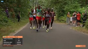 480K views · 10K reactions | World Athletics Championships 2022 in Oregon: Ethiopia's Tamirat Tola takes an assailable lead in men's marathon under 3kms to go. #SportsZikoKBC #Oregon22 | KBC Channel 1 TV | Facebook