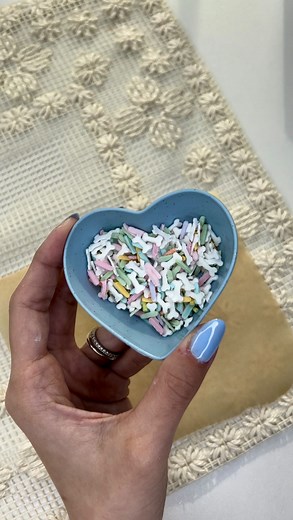 the cuuuutest little dog bone sprinkles!! 🐶🦴💕✨ Combined them with a mix of colorful jimmies ^^ This was a requested sprinkle stencil. If you have any shapes you’d like me to make, feel free to comment them! I have a to-do list that I’ll add them to ☺️🫶🏼 These sprinkles are made with royal icing, but I there’s a dog safe icing I wanna try with these next!! 😍 #sprinkles #cakedecorating #cookiedecorating #cakes #cookies #sprinklestencil #diy #baking #asmr #satisfying #bakinglove #cupcakes #do