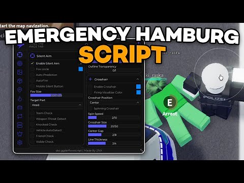 [FREE] Emergency Hamburg Script | Silent Aim, Auto Rob, Gun Mods, Teleport, ESP & More | PC & MOBILE