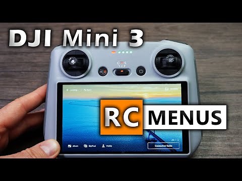 DJI Mini 3 RC Remote Controller 📱 Detailed Menu Options & Functions Explained!