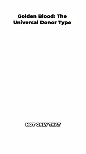 Golden blood: 4 new types ONLY YOU need to know about. Full video on YouTube! #GoldenBlood #RareBloodTypes #MedicalFacts #DidYouKnow #ScienceExplained #YouTube