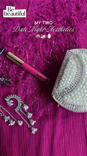 Date Night Aesthetic: Edgy Leather vs Pretty In Pink 💋 #shorts | BeBeautiful #valentinesday