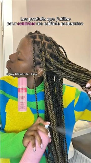 Les PRODUITS qu’il faut UTILISER pour une coiffure protectrice FLAWLESS✅🌸 #vanilles #braids