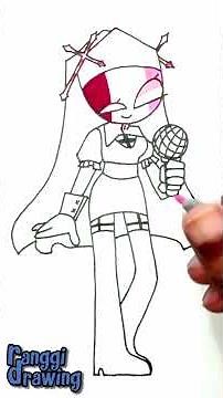 Drawing FNF Sarvente (Friday Night Funkin')