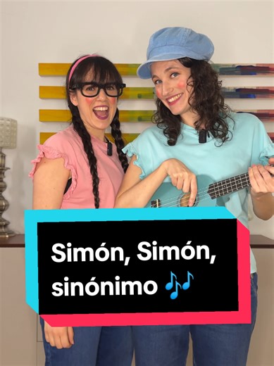 🧢: ¡Canta con nosotras está canción tan pegadiza! 👓: Perfecta para aprender lo que es un sinónimo. 🧢👓: ¡Gracias @guilleproff ! #Sinonimo #Simon #contenidoinfantil #cancionesparaniños #Educacion
