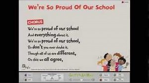 We're So Proud Of Our School [Sing Together] - Words on Screen™ Original Chords - ChordU