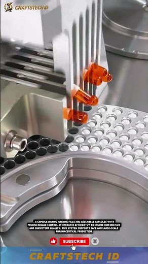 Capsule Filling Machine – High-Speed Pharmaceutical Production Process #industrialmachine