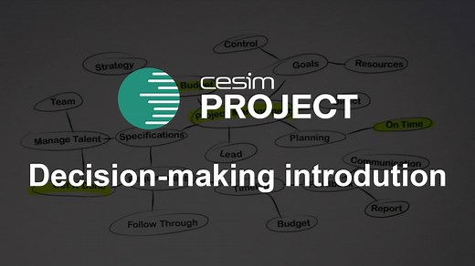 Cesim Project: decision-making introduction