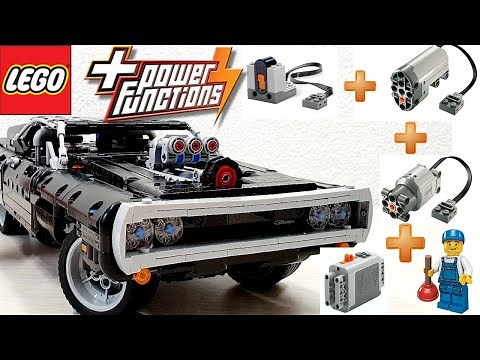 How to Motorize LEGO 42111 Dom's Dodge Charger With Lego RC Power Functions With Detail Photo`s