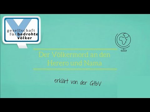 Der Völkermord an den Herero und Nama in Namibia