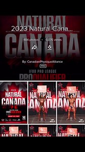 1K views | THE PHOTOS FROM THE 2023 NATURAL CANADA PRO QUALIFIER HAVE BEEN LOADED TO THE CPA WEBSITE (link in bio)@naturalcanada_pro_qualifier @ifbb_pro_league Go to the drop-down menu and click “Events” then Results, there you will find the calendar with the show poster, click on it, then on Photo gallery. Official Photographer @zoom_sps Service providers @absolutetouchinc #aroundthecpa | Canadian Physique Alliance | Facebook