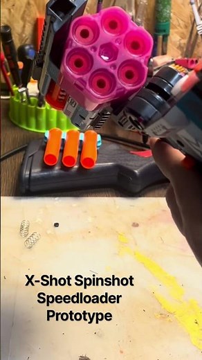X-Shot Spinshot Speedloader Prototype