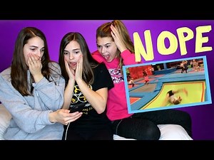 REACTING TO YOUR CHEER/GYMNASTICS FAILS!